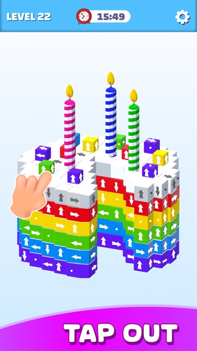 Tap Away Cube - Unpuzzle Block Screenshot