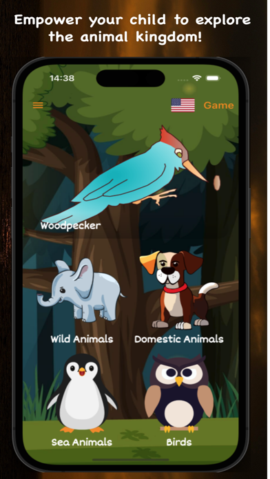 Screenshot #1 pour Educational Animal Sounds