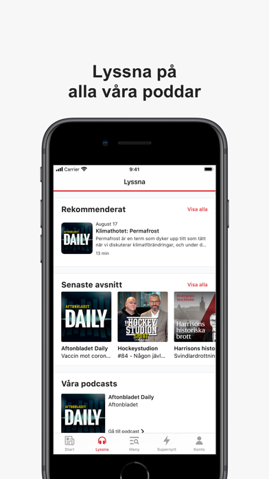 Aftonbladet Nyheter Screenshot