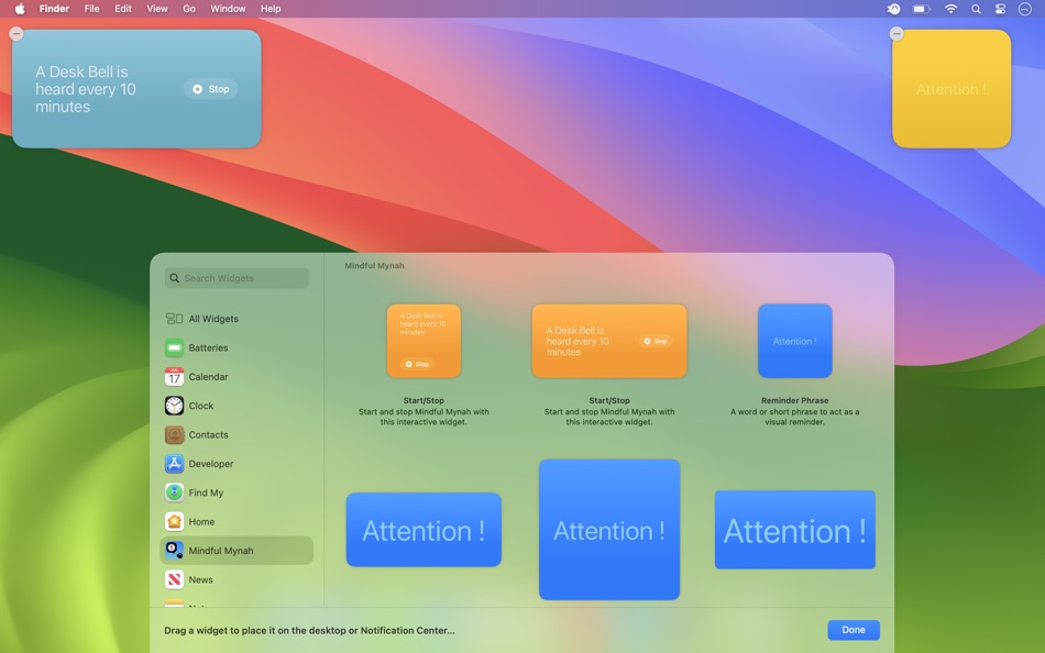 #2. Mindful Mynah (macOS) Av: Rich Henderson