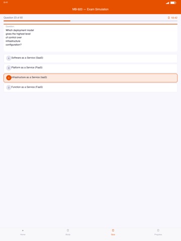 MB-920 D365 ERP Basics Prep iPad screenshot