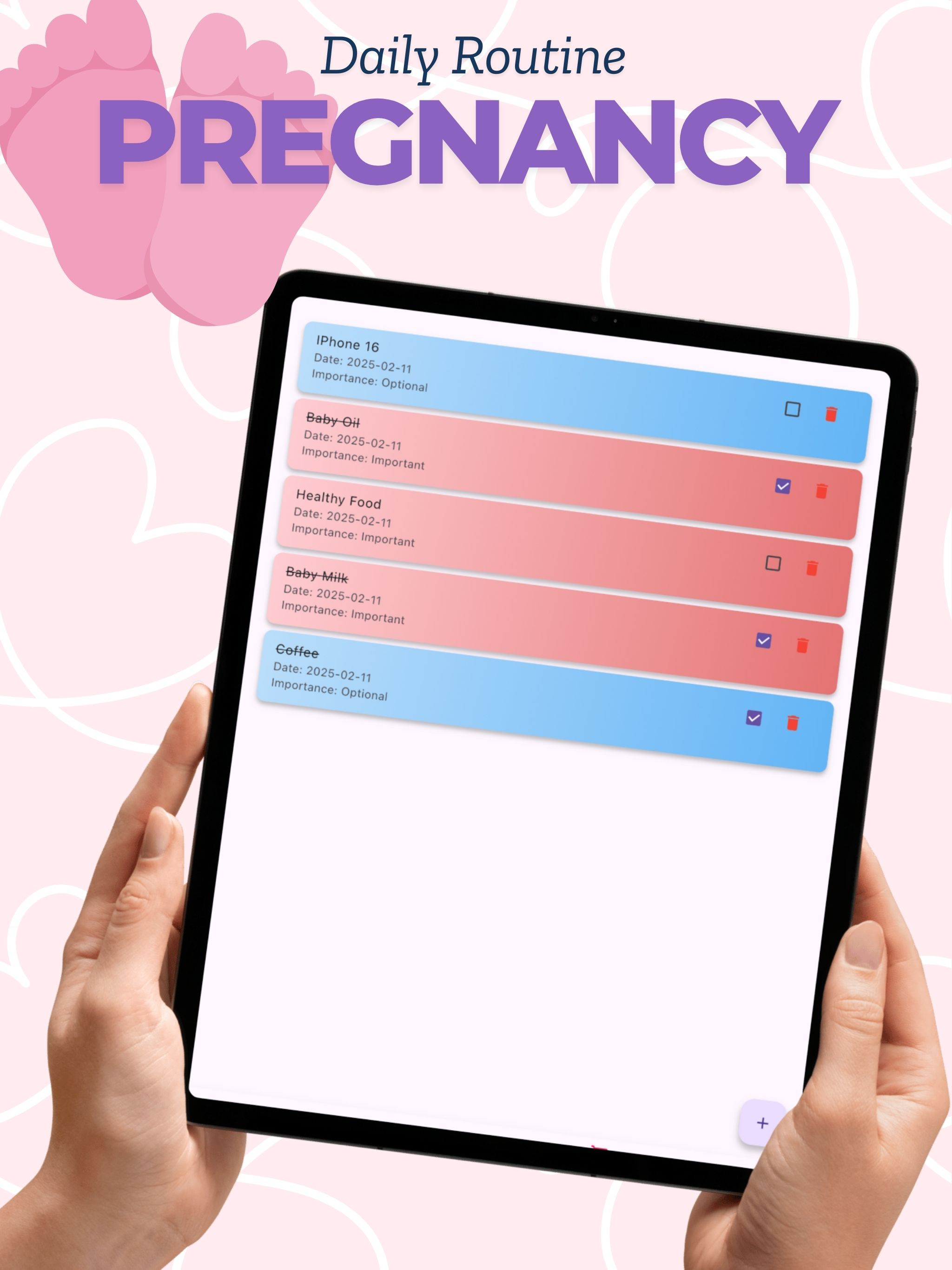 Pregnancy Diary Routine