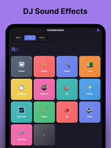 Custom Soundboard Maker App iPad screenshot