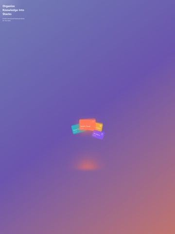 Cramly - create flashcards! iPad screenshot