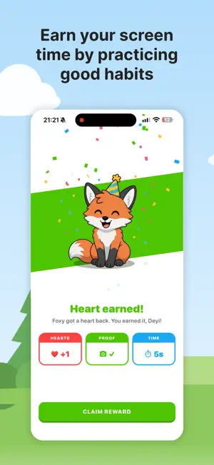 ScreenFox: Earn Screen Time screenshot 1