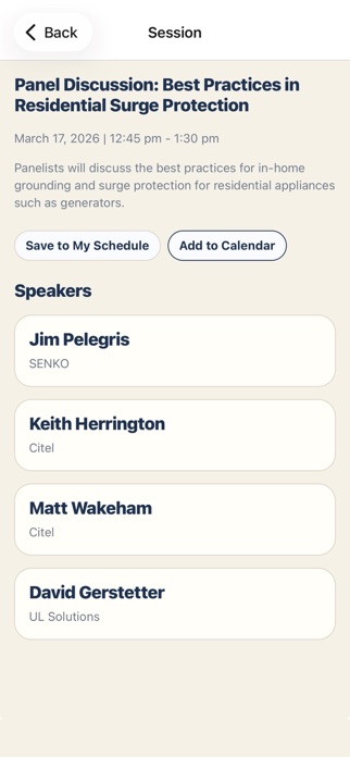 ATIS PEG Conference Screenshot 4 of 4