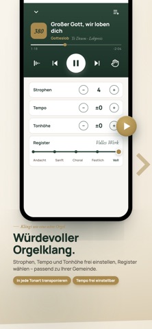 eKlecia Kirchenorgel iPhone screenshot