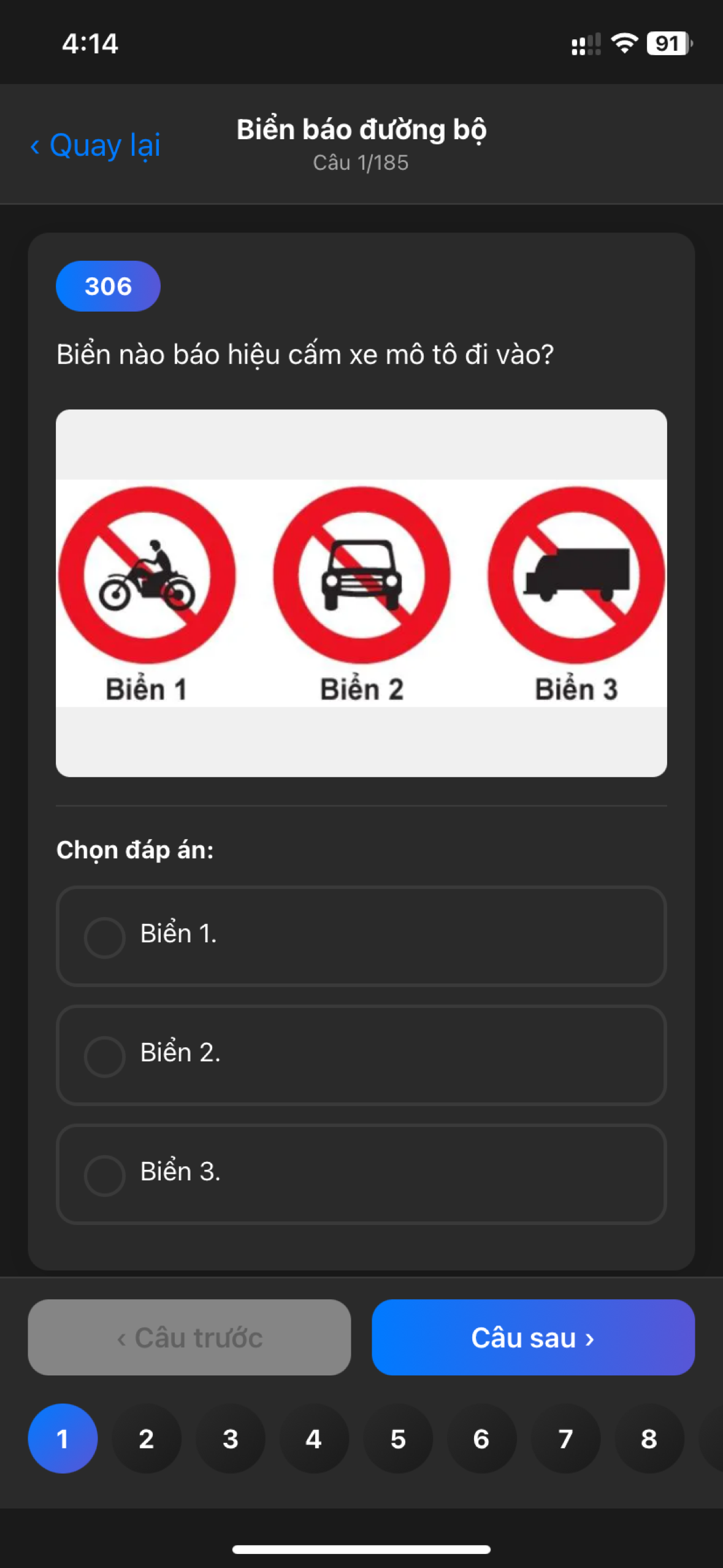 Lý Thuyết Giao Thông screenshot 4
