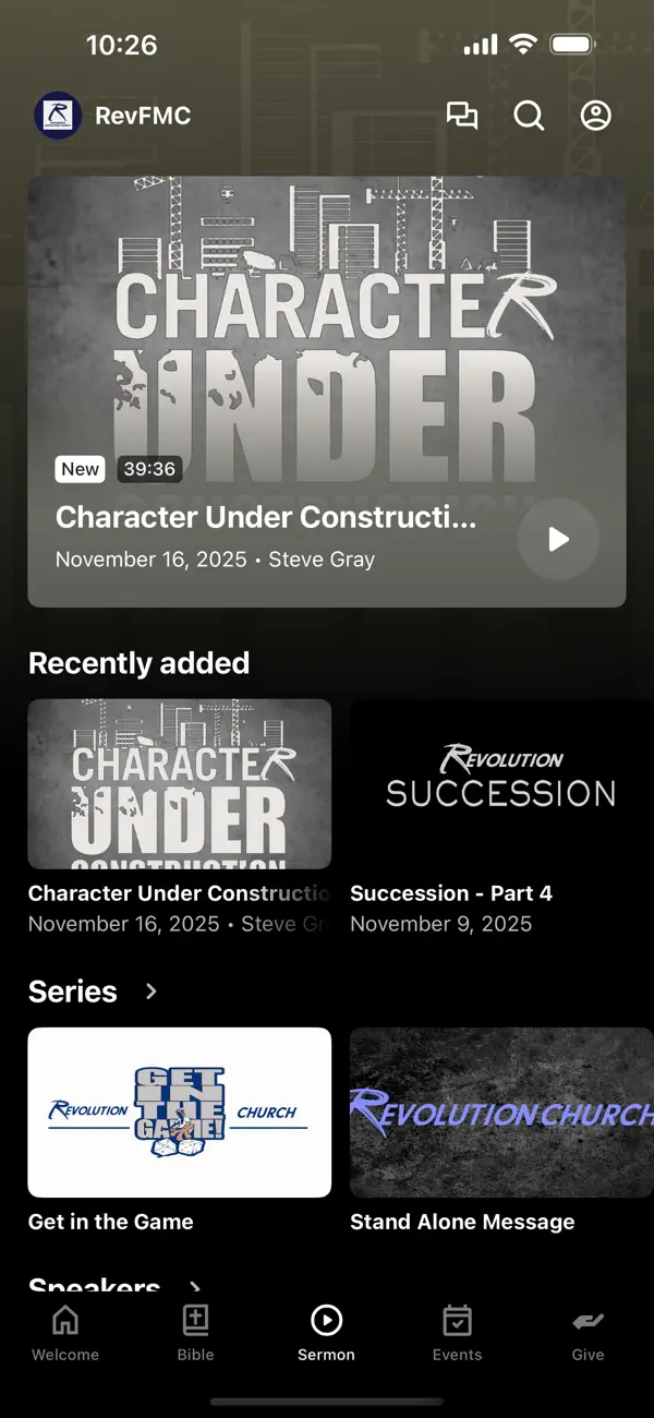 Screenshot #2 pour Revolution Church App