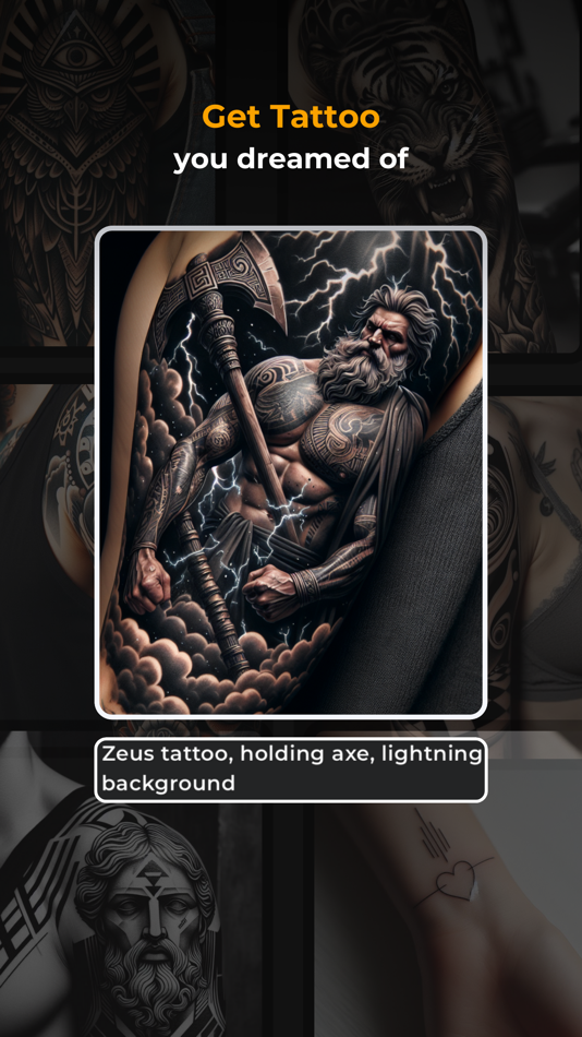 #4. AI Tattoo Generator: CreateINK (iOS) 由: Melih Arik