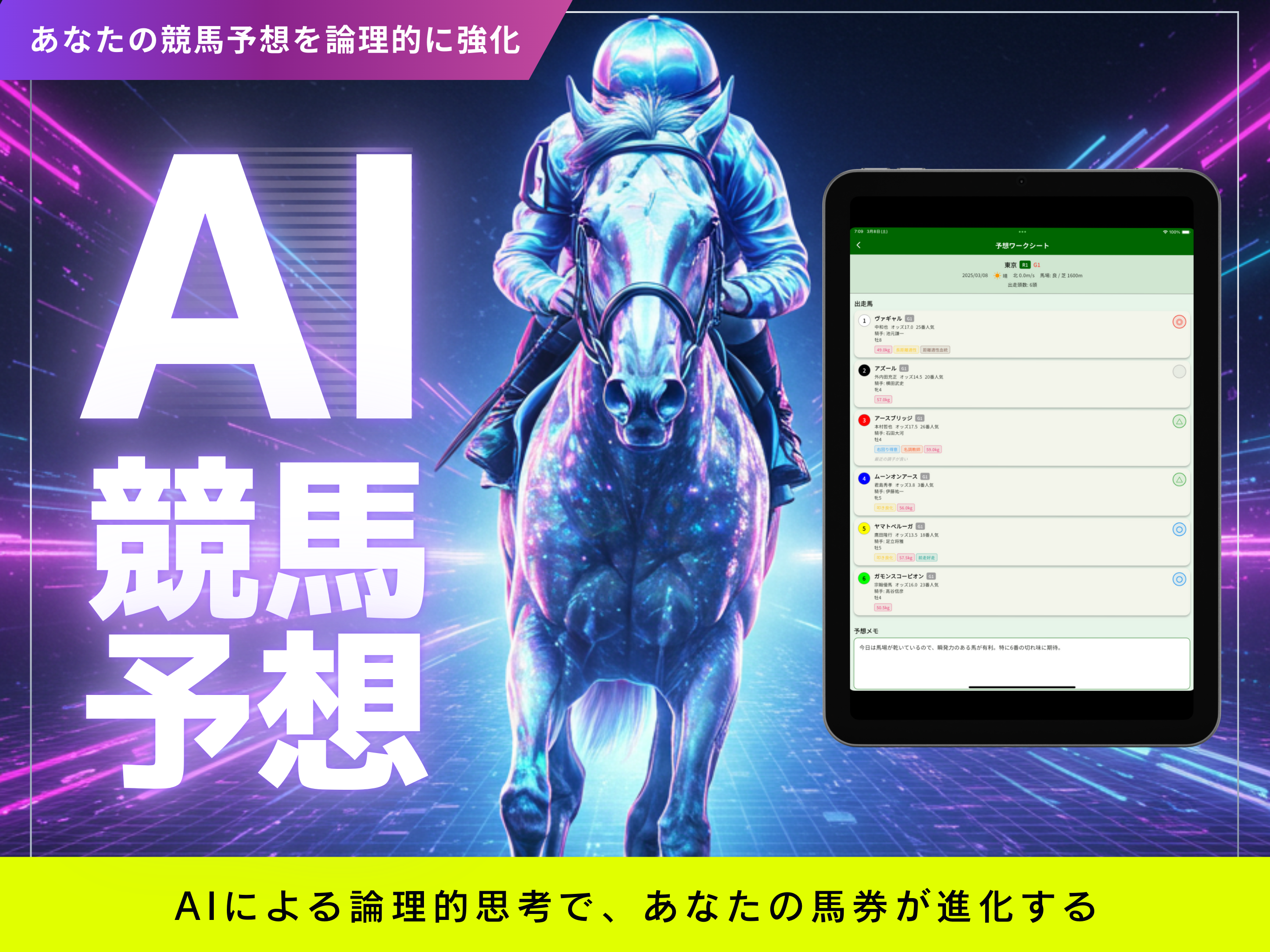 競馬予想 - keiba.ai 中央競馬と地方競馬予想に対応