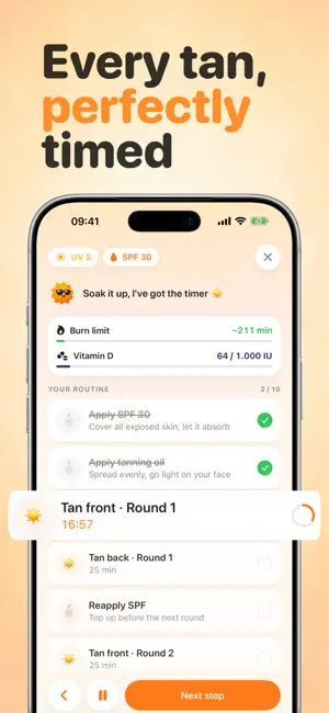 SunReady: UV Index & Tan Coach screenshot 2