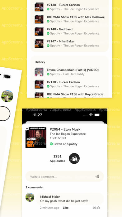 Podcast Community for Spotify Screenshot