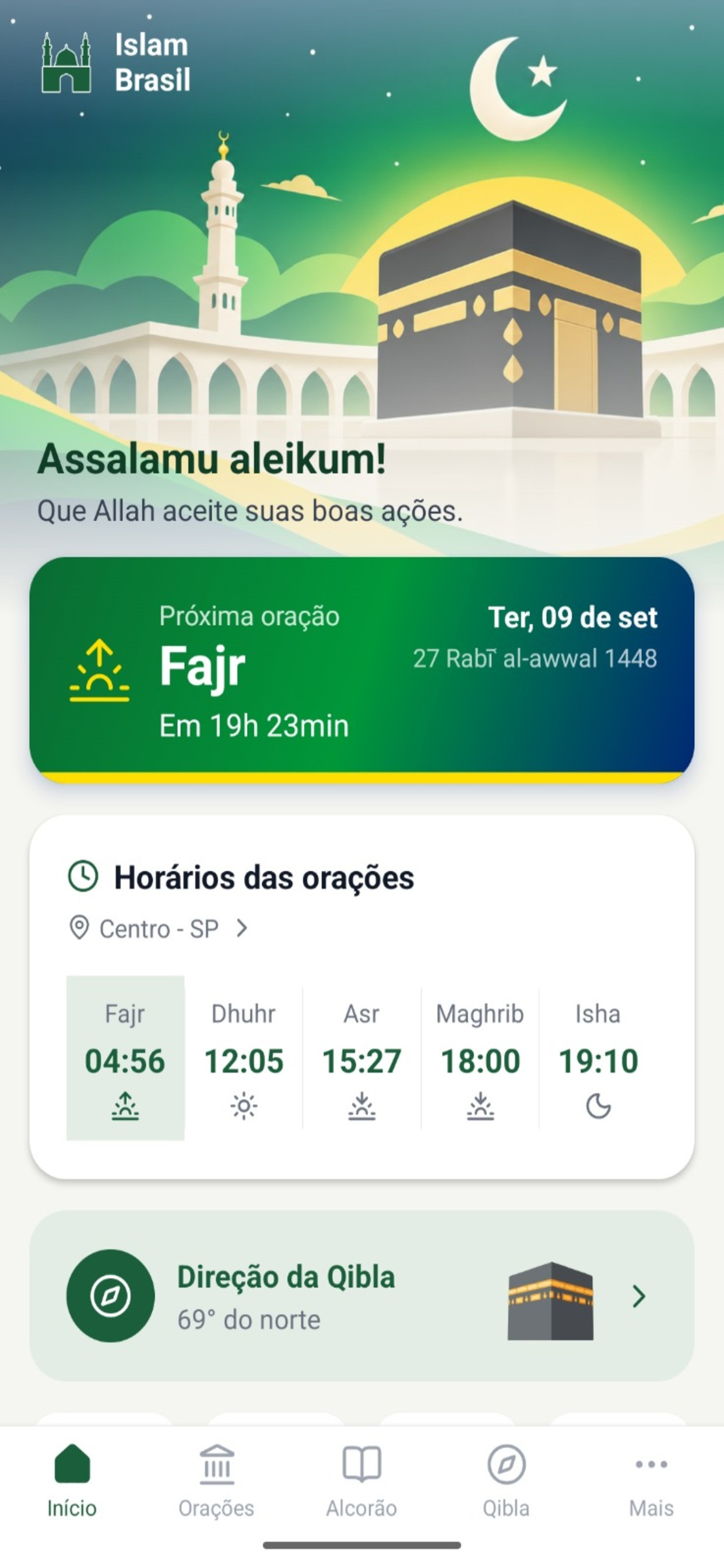 Screenshot 1 of Islam Brasil: Alcorão & Oração
