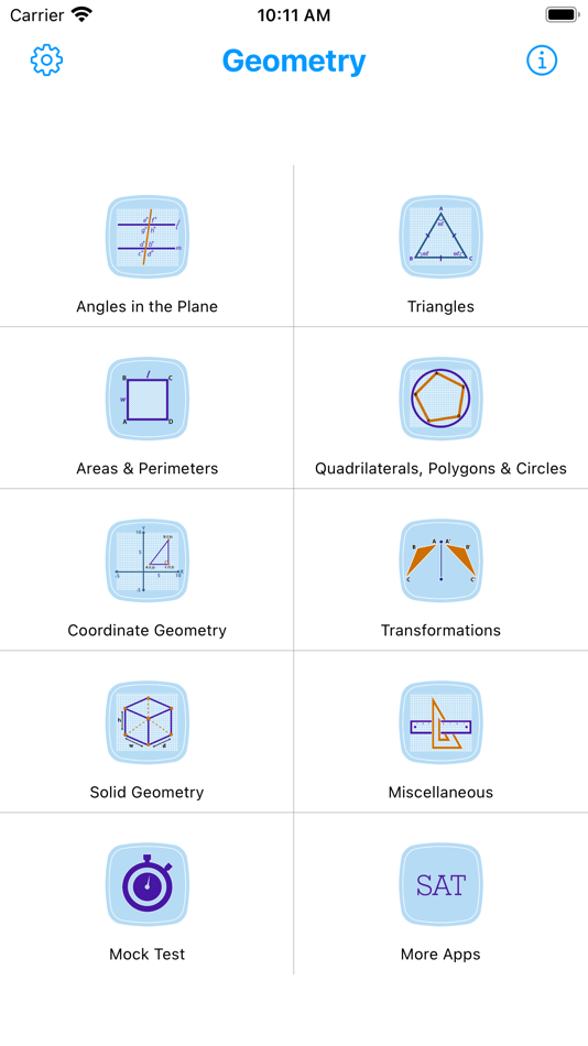 SAT Math : Geometry Lite - 6 - (iOS)