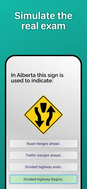Alberta Driving Test Practice. screenshot 2