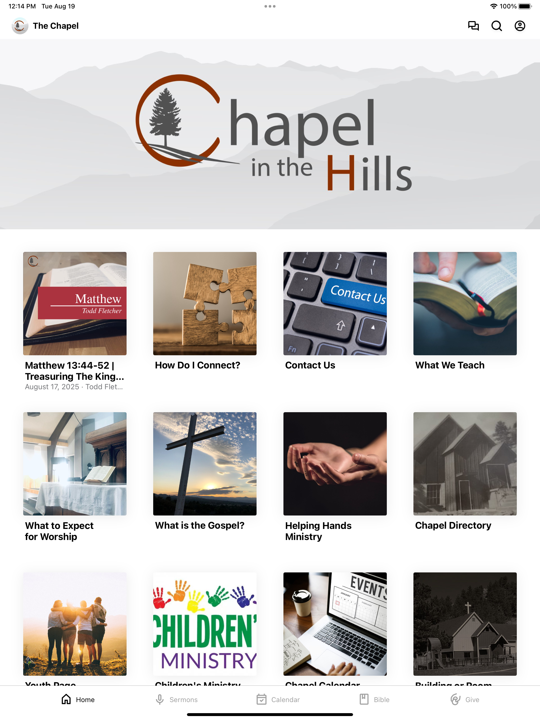 Chapel In The Hills