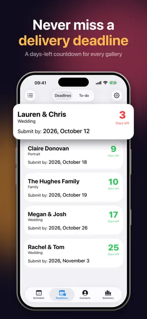 Event Notes: Shoot Planner CRM screenshot 3