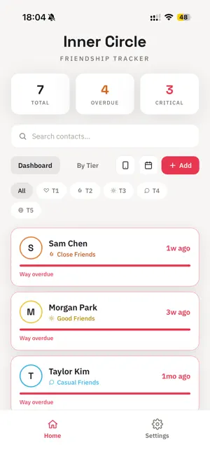 InnerCircle:Keep in Touch screenshot 3