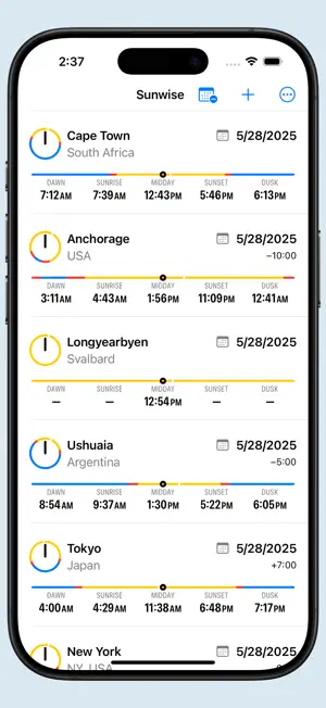 Sunwise screenshot 2