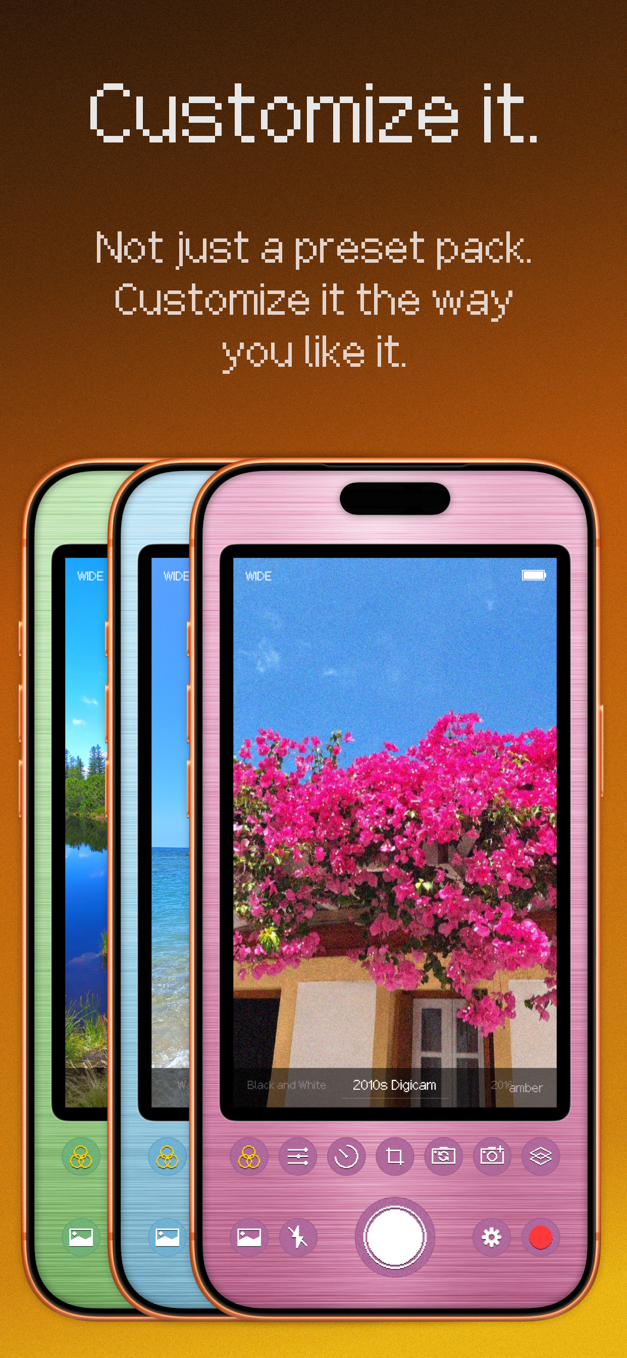 amber: digicam & photo editor screenshot 3