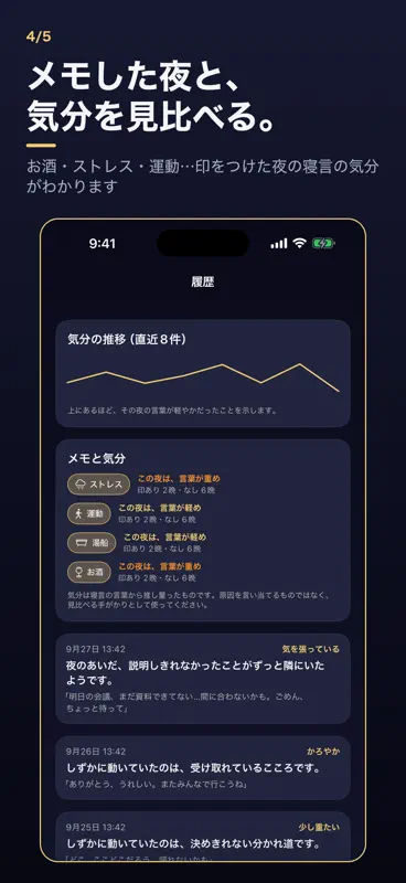 ねごと占い 寝言録音レコーダー＆夢診断 screenshot 4 of 5