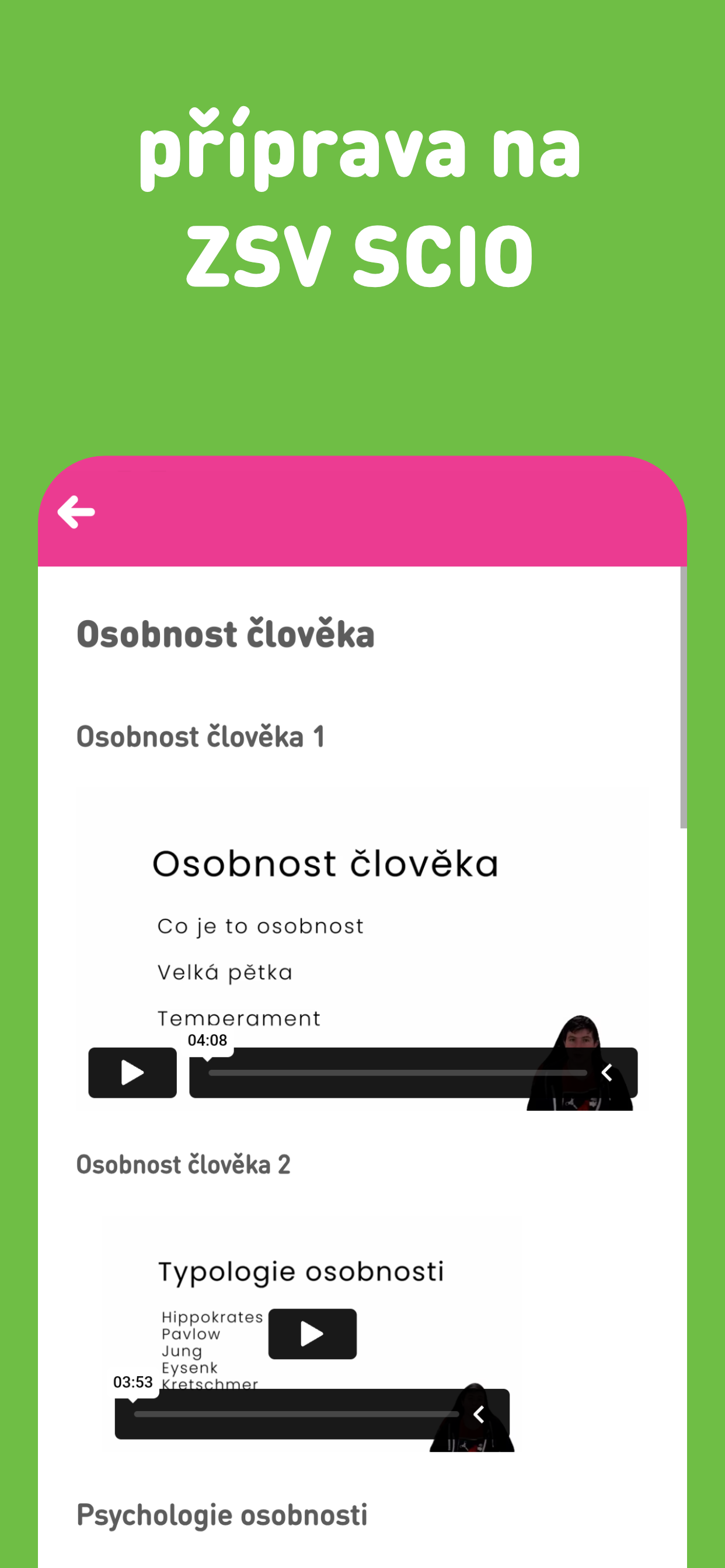 Scholastik | OSP, ZSV, TSP