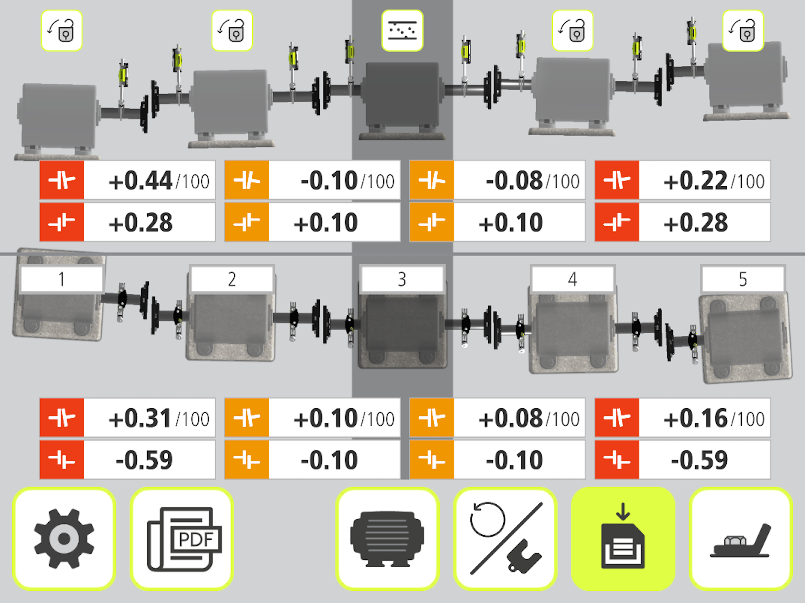 Machine Train Alignment