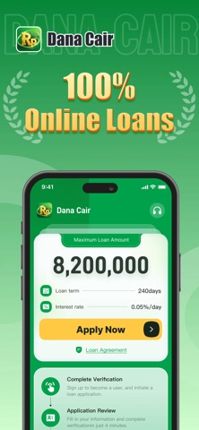 Dana Cair - fast & safe cash iPhone screenshot 3