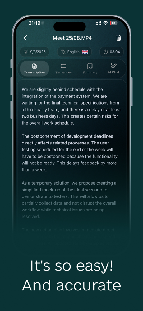 Voice Memo AI Transcribe screenshot 2