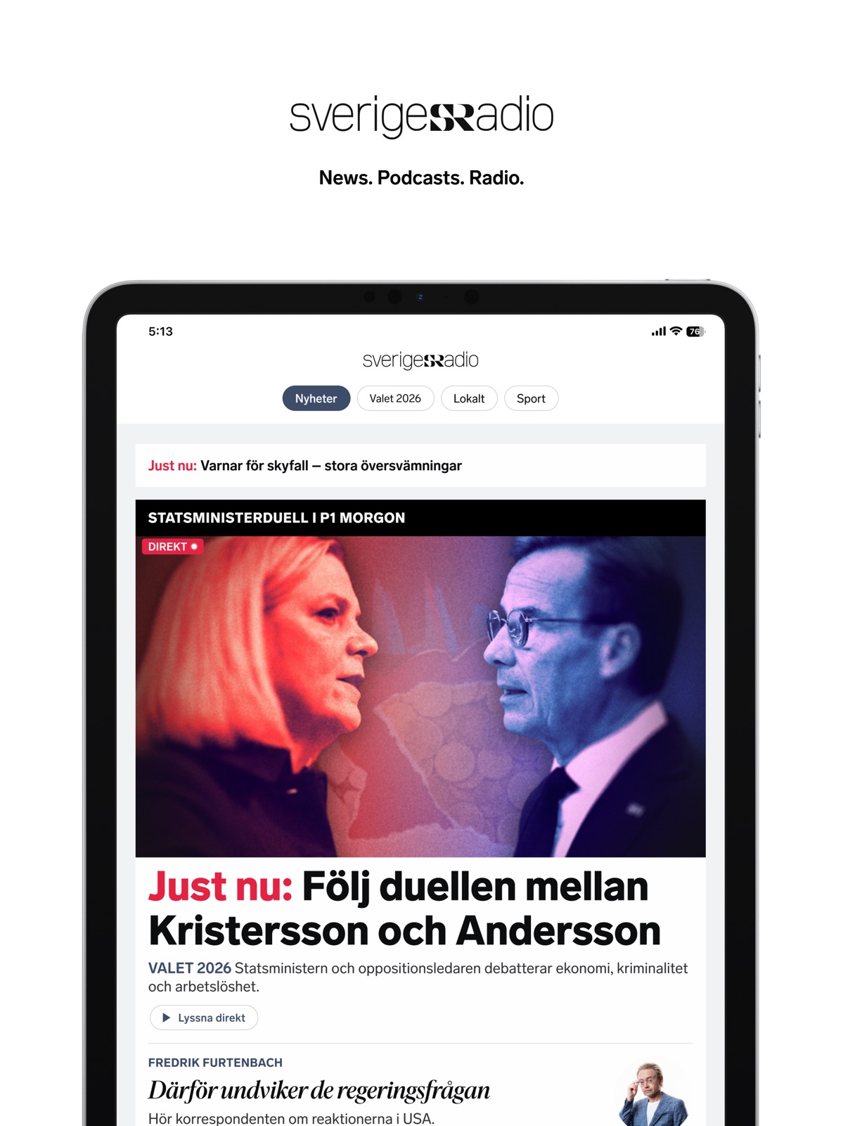 Sveriges Radio ipad screenshot 10