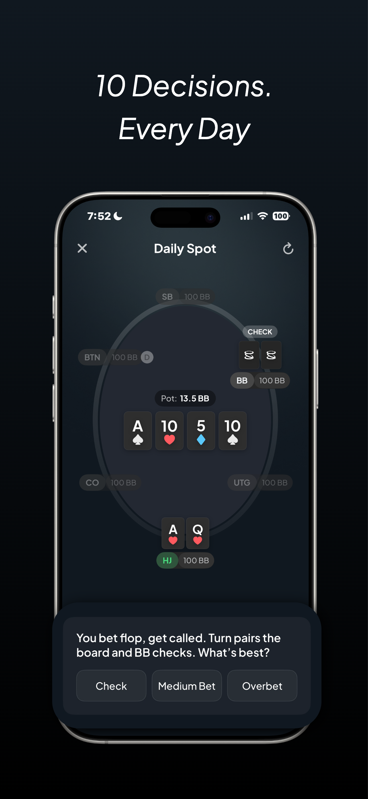 Stack Poker: Learn & Train