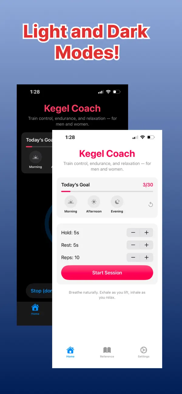 Kegel & Pelvic Floor Timer App Screenshot 4