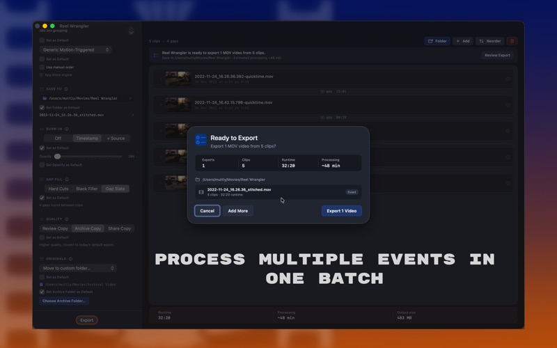 Reel Wrangler screenshot