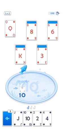 Solitaire Fishing iPhone screenshot