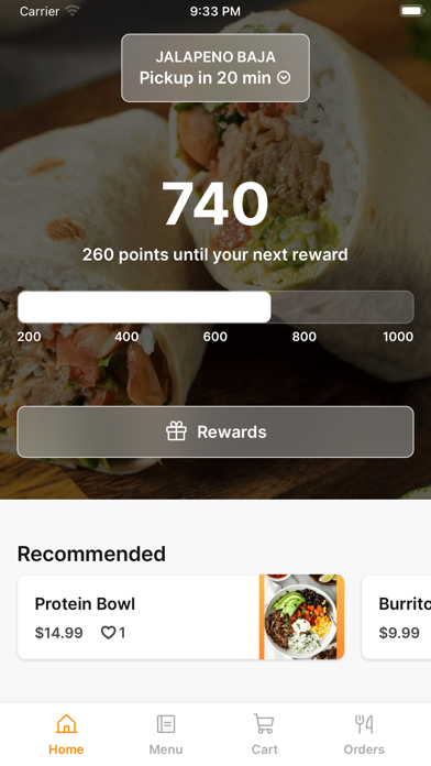 JALAPENO BAJA iPhone screenshot 1 - Food & Drink app