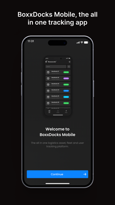 Screenshot #1 pour BoxxDocks Mobile