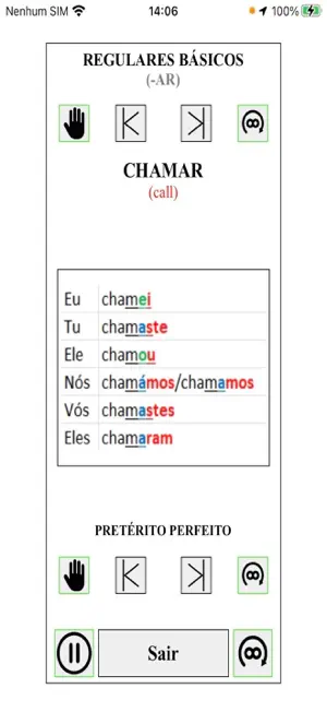 Memo Verbos screenshot 4