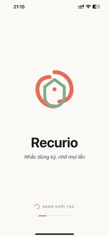 Recurio - Nhắc việc nhà screenshot