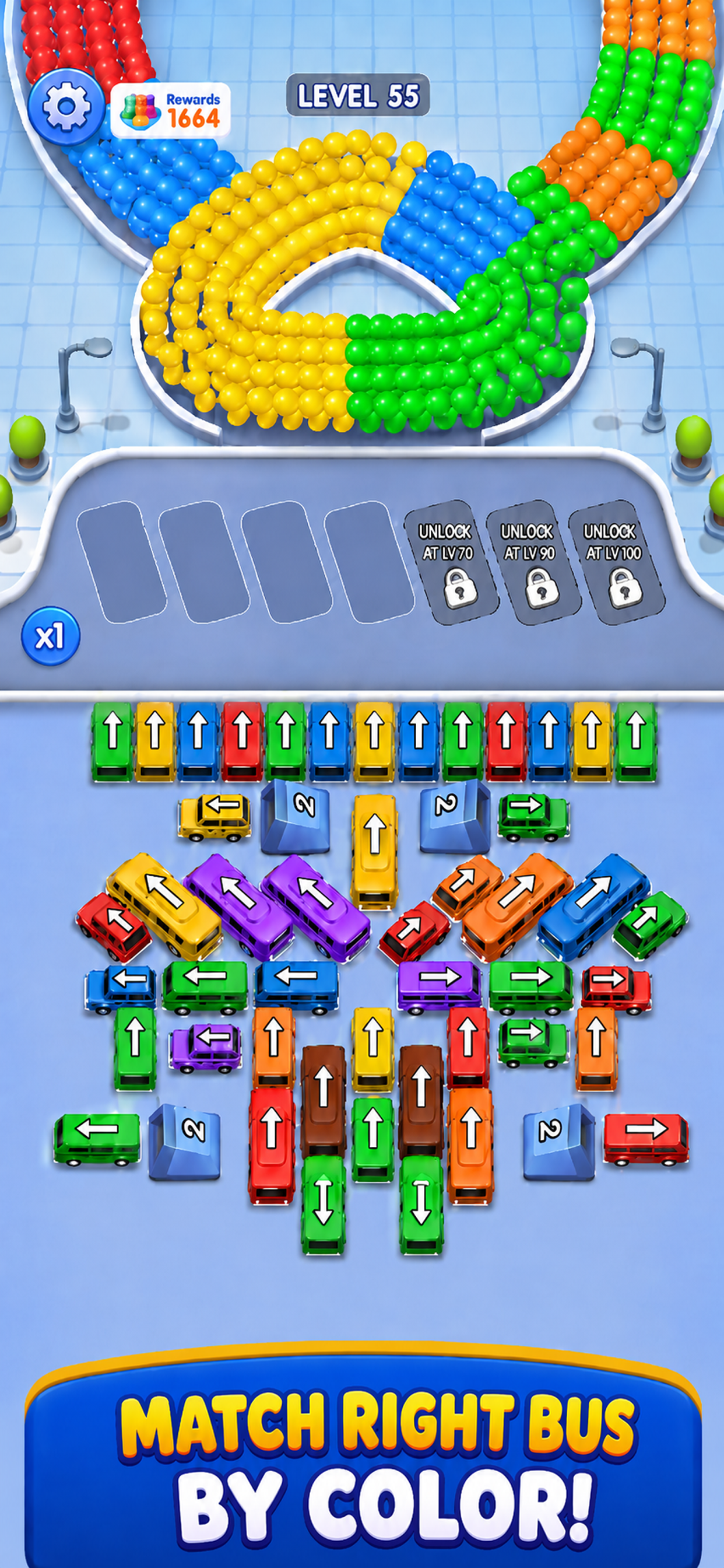 Bus Traffic Fever!-Car Jam Out screenshot 2