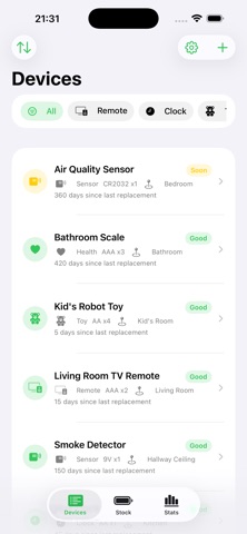 BatteryLog - Battery Tracker のスクリーンショット