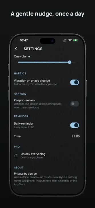Breathe Easy: Breathing Timer screenshot 4