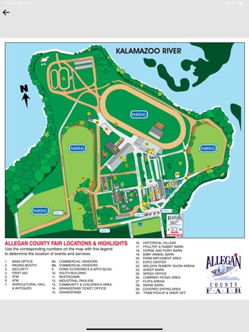 Allegan County Fair iPad screenshot