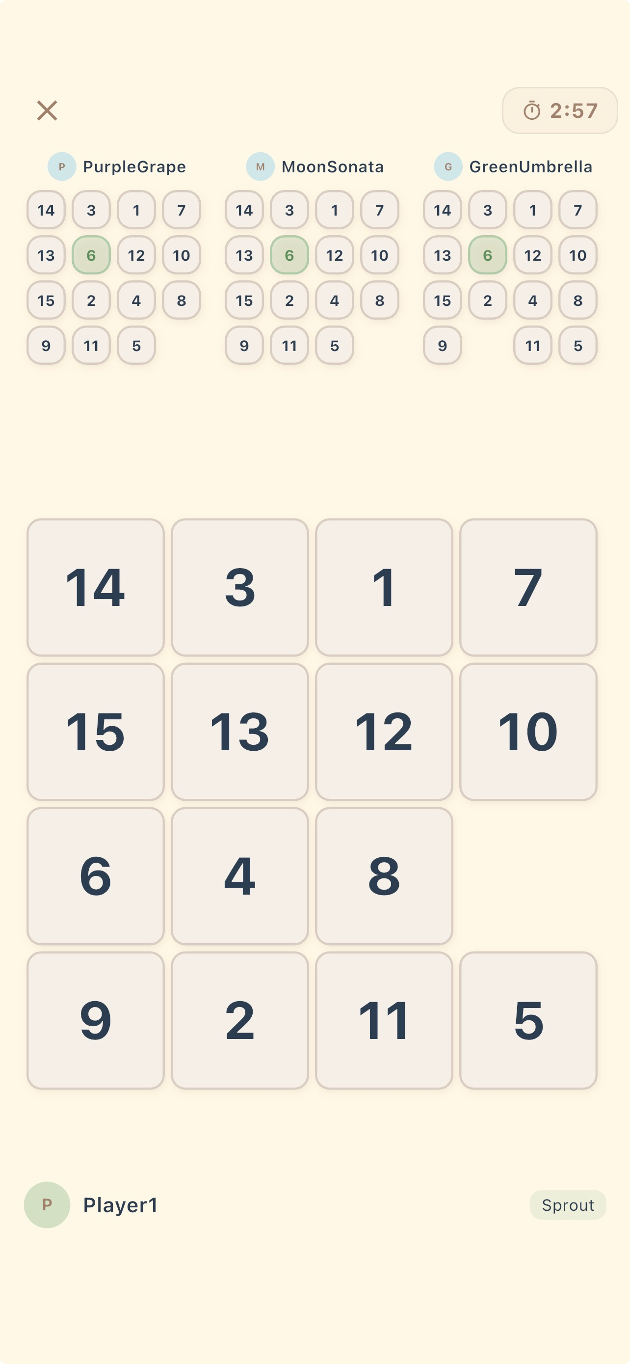 Number Sliding Puzzle - PvP