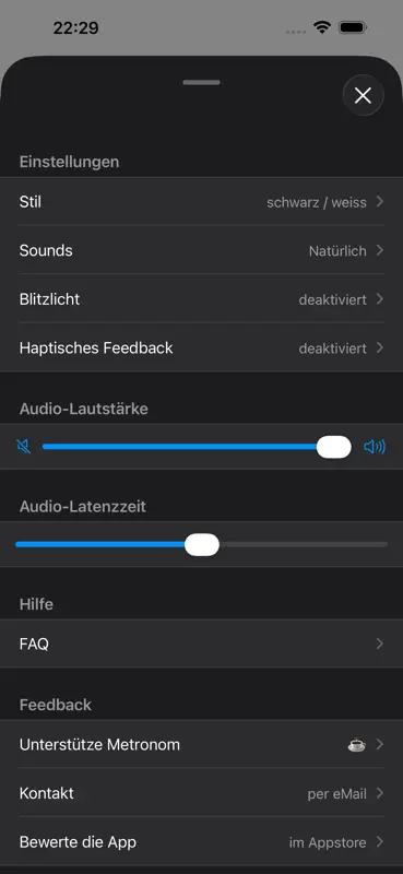 Metronome touch screenshot 5 of 10