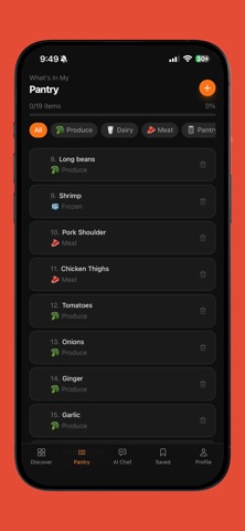 WIMP: AI Pantry Recipes screenshot