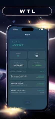 WTL - Watch Trade Ledger iPhone screenshot 1