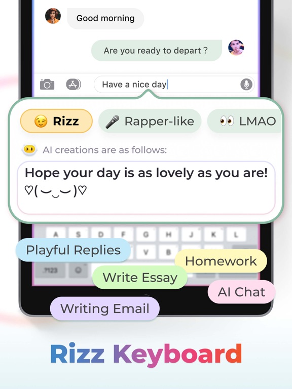 Facemoji AI Emoji Keyboard iPad screenshot 5 - Utilities app