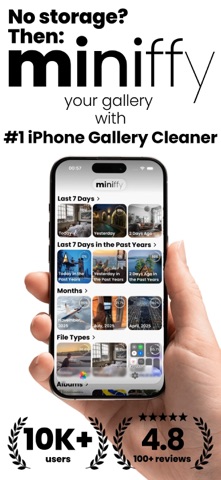 miniffy: Swipe Gallery Cleaner screenshot