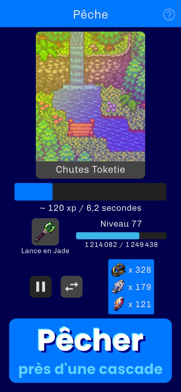 Idle Iktah iOS Mod IPA screenshot 1 - iOS game interface
